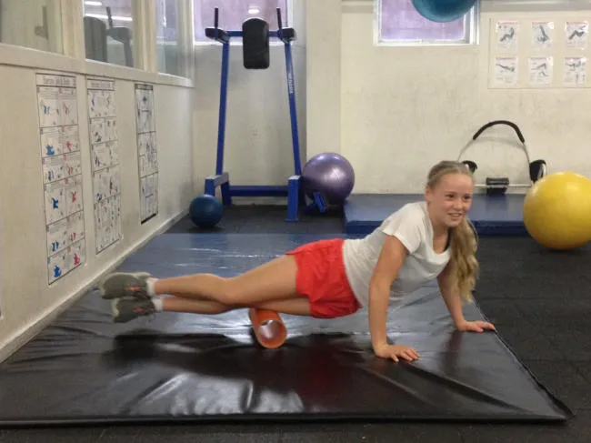 Foam rolling for Osgood Schlatters