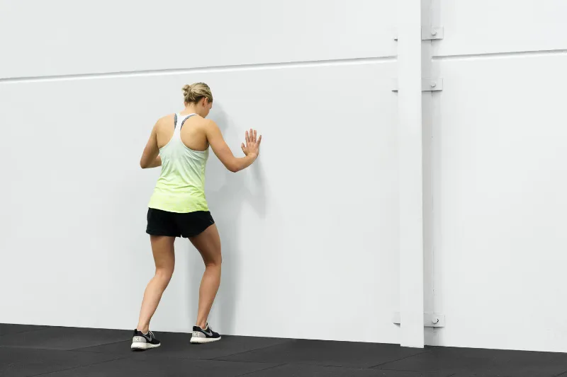 Soleus and calf stretches for Sever's Disease