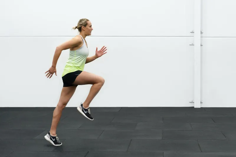 High hip skips - a key exercise for Sever's Disease management