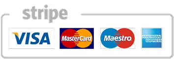 Secure payment by Stripe